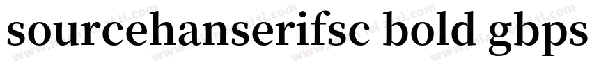 sourcehanserifsc bold gbps euc h字体转换